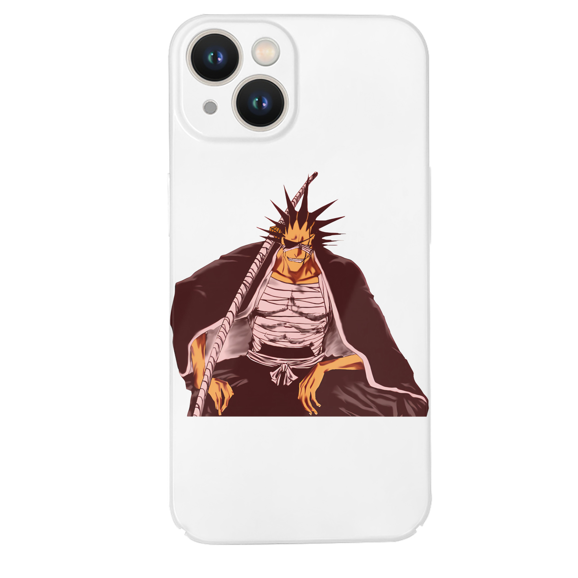（画像用） ブリーチ ざらき けんぱち BLEACH Zaraki Kenpachi 【iPhone 14シリーズ対応】ハードケース